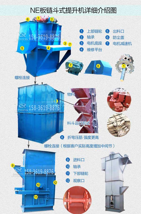 板链式斗式提升机