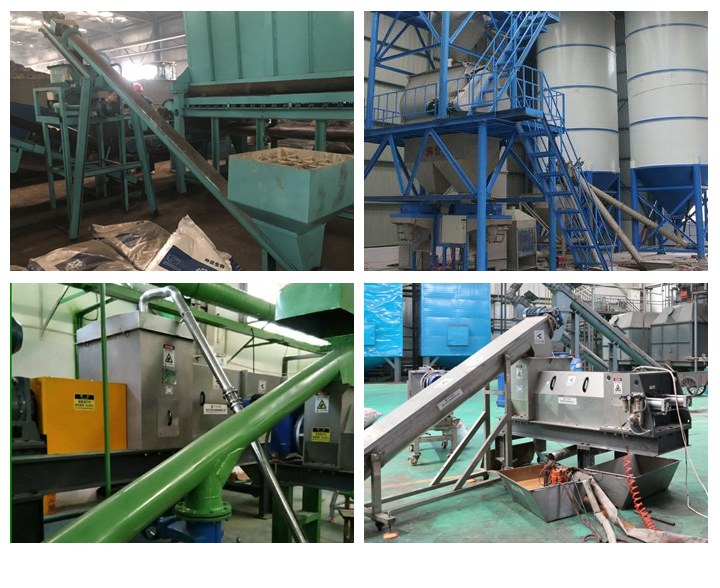 螺旋输送上料机客户现场