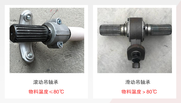 U型螺旋输送吊轴承